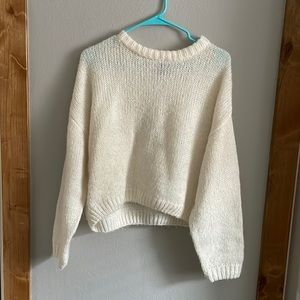 soft cream colored sweater